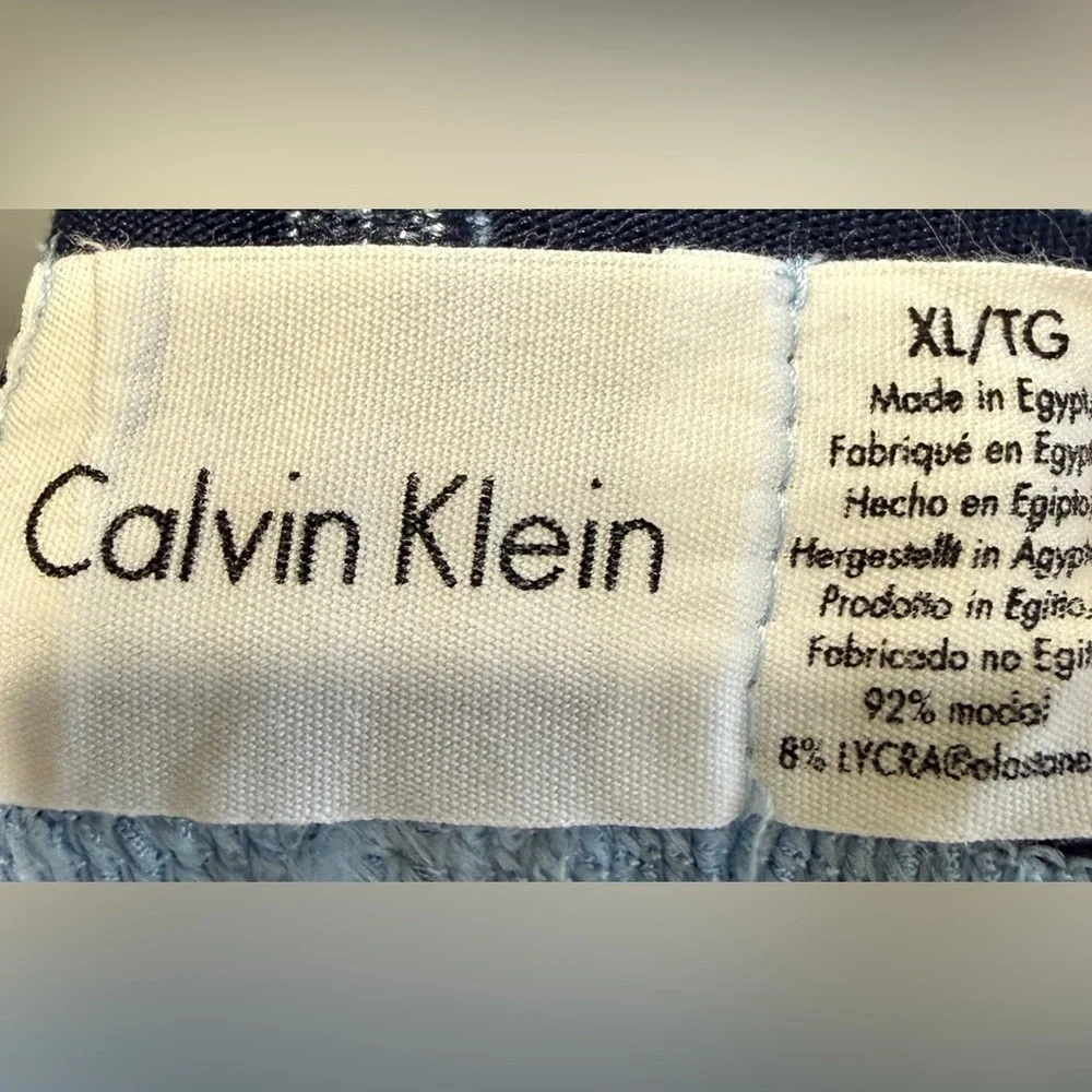 Calvin Klein XL Light Blue Lounge Pajama Pants